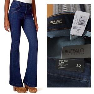 Buffalo David Bitton NWT Ibbie High Rise Flare 32 14